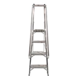 Lyte Aluminium 1.62m 4 Step Platform Step Ladder With Handrail