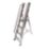 Lyte Aluminium 1.62m 4 Step Platform Step Ladder With Handrail