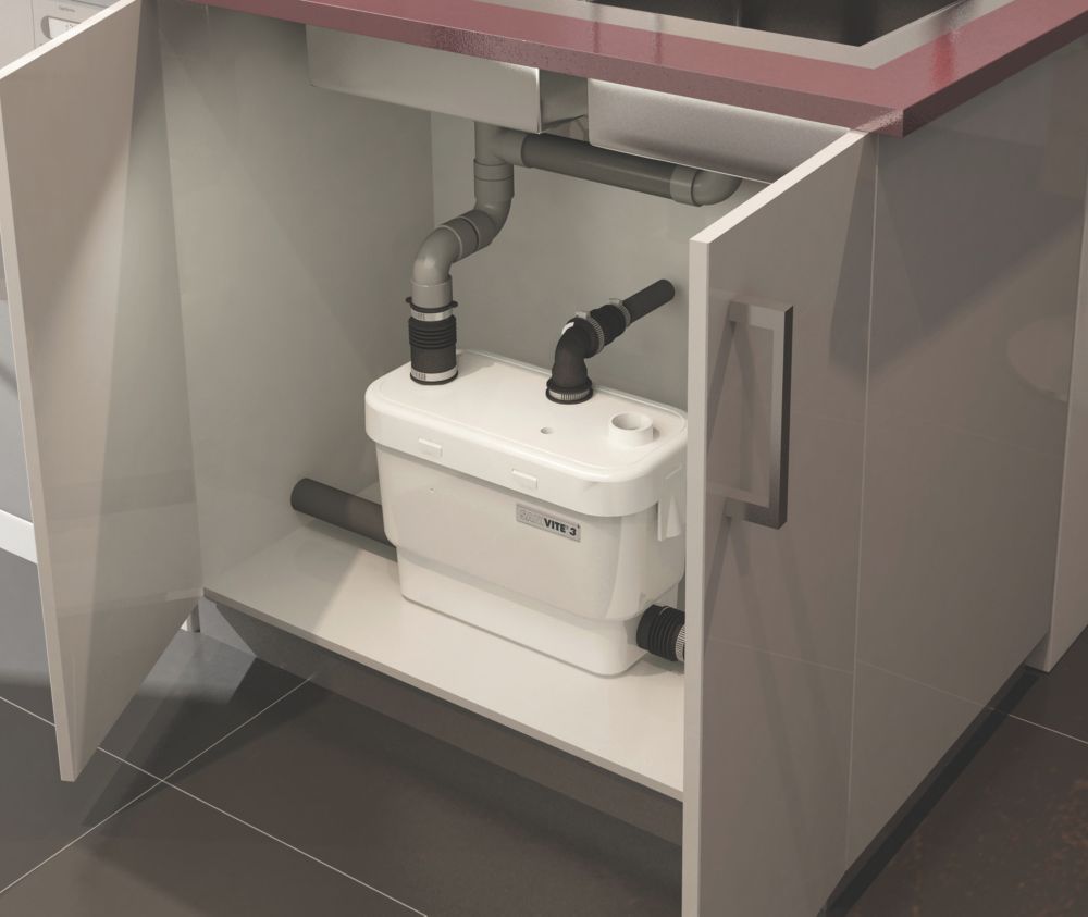 Saniflo Sanivite+ Grey Water Pump - Screwfix