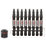 Bosch  1/4" 65mm Hex Shank PH2/T20 Impact Control Double-Ended Screwdriver Bits with Magnetic Sleeve 9 Piece Set