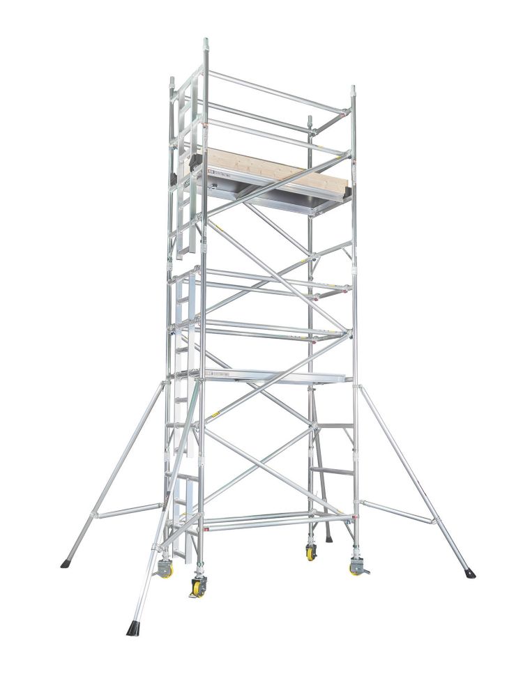 Boss Ladderspan 3T Single Depth Aluminium Tower 0.6m X 1.8m X 4.2m ...