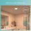 Philips SuperSlim LED Ceiling Light IP44 Black 15W 1300lm