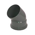 FloPlast  Push-Fit 135° Single Socket Pipe Bend Anthracite Grey 110mm