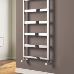 Reina 1460mm x 450mm 1057BTU Chrome Flat Designer Towel Radiator