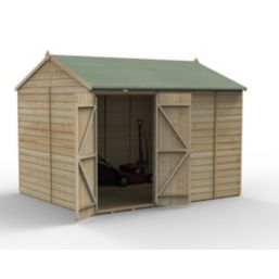 Forest Beckwood 9' 6" x 8' (Nominal) Reverse Apex Shiplap Timber Shed