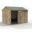 Forest Beckwood 9' 6" x 8' (Nominal) Reverse Apex Shiplap Timber Shed