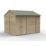 Forest Beckwood 9' 6" x 8' (Nominal) Reverse Apex Shiplap Timber Shed