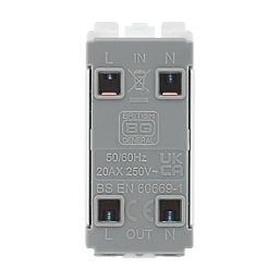 British General Nexus 800 Grid 20A Grid DP Key Switch White