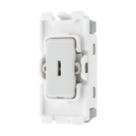 British General Nexus 800 Grid 20A Grid DP Key Switch White