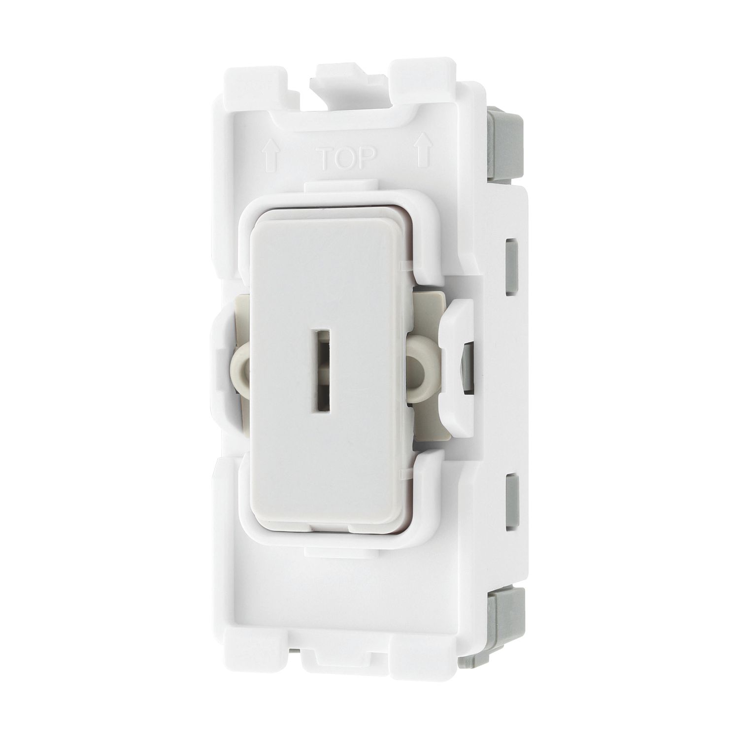 British General Nexus 800 Grid 20A Grid DP Key Switch White (143RF)