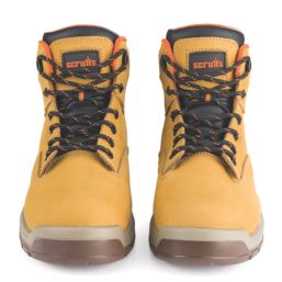 Scruffs Stratton Size 8  Tan  Steel Toe Cap Safety Boots