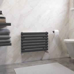 Ximax Fortuna 410mm x 600mm 939BTU Anthracite Horizontal Designer Radiator