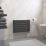 Ximax Fortuna 410mm x 600mm 939BTU Anthracite Horizontal Designer Radiator