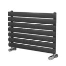 Ximax Fortuna 410mm x 600mm 939BTU Anthracite Horizontal Designer Radiator