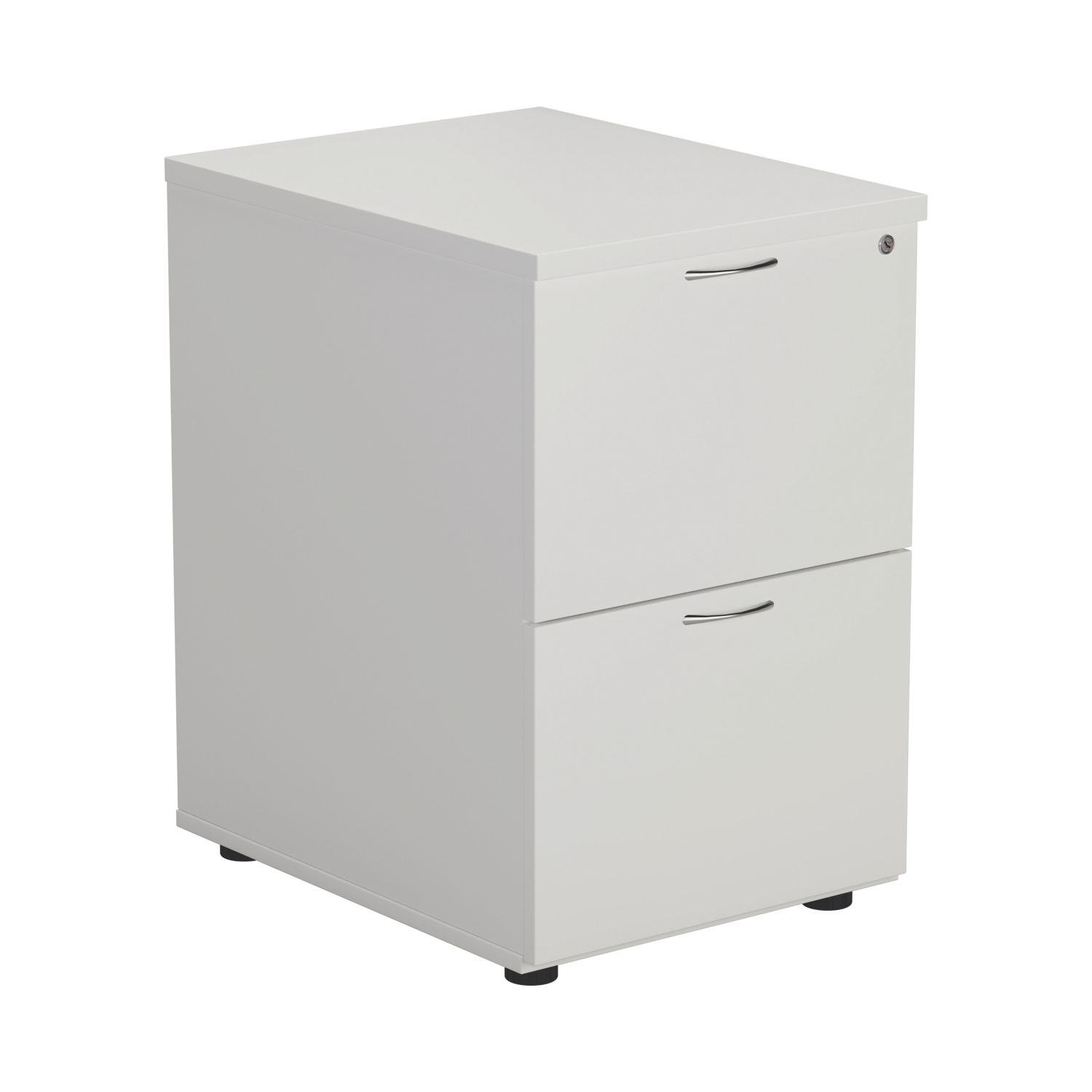 TC Group Essentials 2-Drawer Filing Cabinet White 464mm x 710mm (143TT)