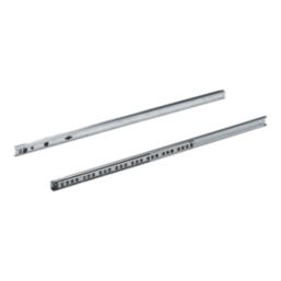 Essentials Steel Self-Closing Ball Bearing Drawer Runners 500mm 2 Pack