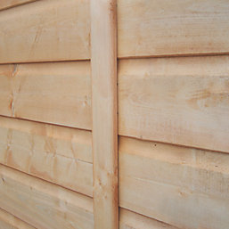 Shire Abri 6' 6" x 6' 6" (Nominal) Apex Shiplap T&G Timber Shed