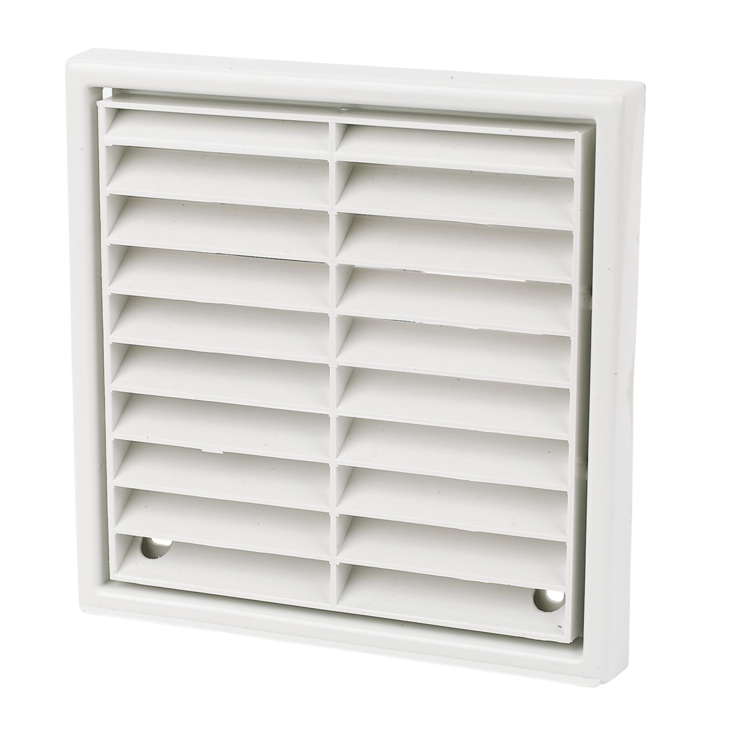 Manrose Fixed Louvre Vent White 100mm x 100mm (14434)