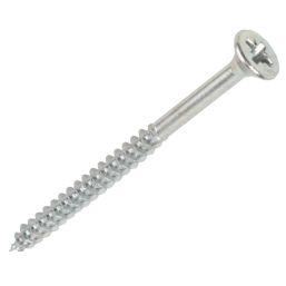 Silverscrew  PZ Double-Countersunk Thread Cutting Multipurpose Screws 6mm x 150mm 50 Pack