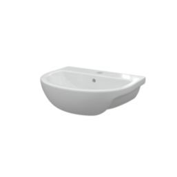 Texas Semi-Recessed Basin 1 Tap Hole 500mm