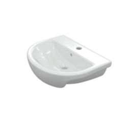 Texas Semi-Recessed Basin 1 Tap Hole 500mm