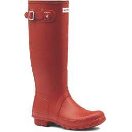 Hunter Original Tall Size 5 Womens Red Non Safety Wellies