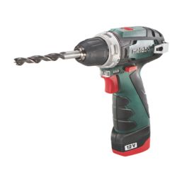 Metabo PowerMaxx BS Basic Set (600080710) 12V 2 x 2.0Ah Li-Ion LiPOWER  Cordless Drill Driver & 41 Accessories