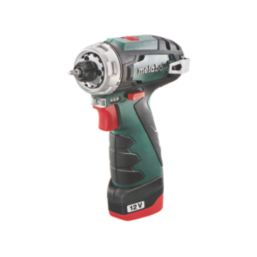 Metabo PowerMaxx BS Basic Set (600080710) 12V 2 x 2.0Ah Li-Ion LiPOWER  Cordless Drill Driver & 41 Accessories
