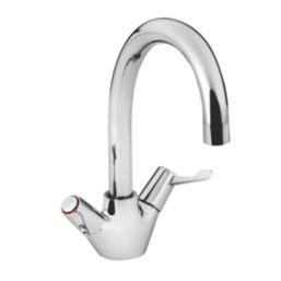 Bristan Value Monobloc Kitchen Sink Mixer Taps Chrome-Plated 1 Pair