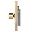 Schneider Electric Lisse Deco 1-Gang 1-Way  Dimmer Switch  Satin Brass