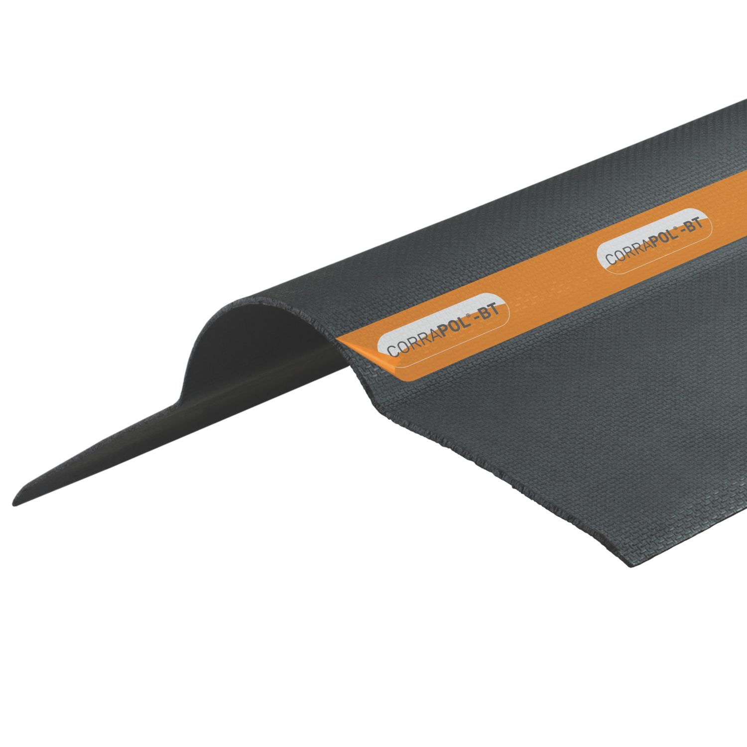 Corrapol-BT Corrugated Bitumen Ridge Black 950mm x 420mm (144FH)