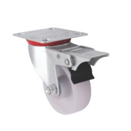 Essentials Braked Swivel Castor 70mm White