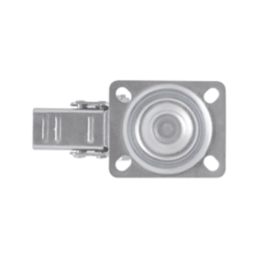 Essentials Braked Swivel Castor 70mm White