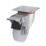 Essentials Braked Swivel Castor 70mm White