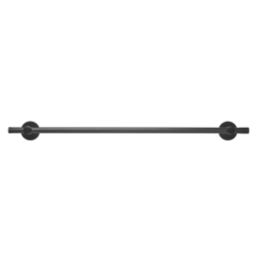 Croydex Epsom Flexi-Fix Towel Rail Black 701mm x 82mm x 54mm