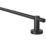 Croydex Epsom Flexi-Fix Towel Rail Black 701mm x 82mm x 54mm