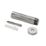Eclipse Cylindrical Linear Wall Mounted Projection Door Stop 20 x 83mm Satin Stainless Steel
