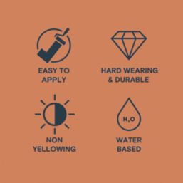 LickPro 2.5Ltr Orange 04 Satin Water-Based Trim Paint