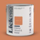 LickPro 2.5Ltr Orange 04 Satin Water-Based Trim Paint