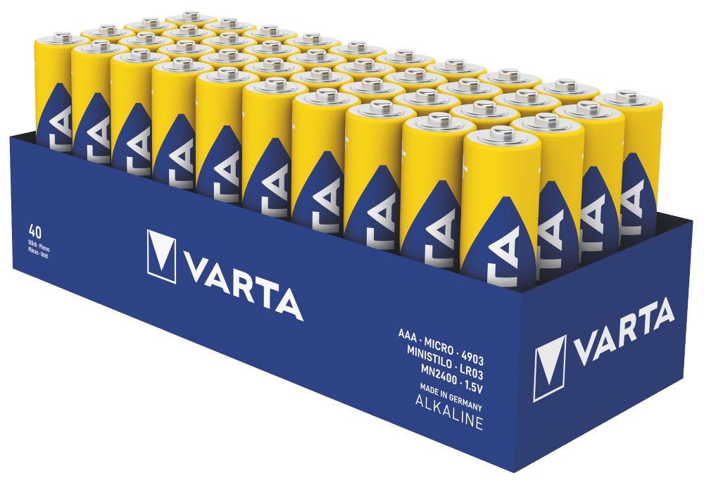 Varta Ready2Use Rechargeable AAA Batteries 4 Pack - Screwfix