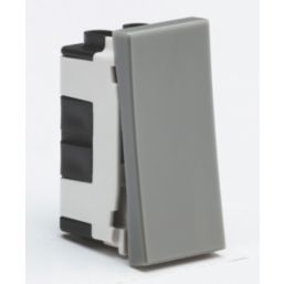 Knightsbridge  20AX 2-Way Modular Light Switch Grey