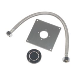 Infratap Tyne Polished Chrome  200mm Sensor 2 Tap Holes Bath & Basin Mixer Tap