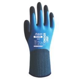 Wonder Grip WG-318 Aqua Gloves Blue Medium