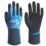 Wonder Grip WG-318 Aqua Gloves Blue Medium