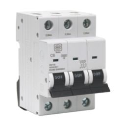 MK Sentry  6A 3-Pole C Curve 3-Phase MCB