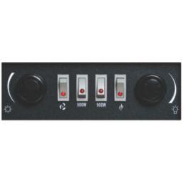 Focal Point ES2000 Black Electric Stove 430mm x 540mm