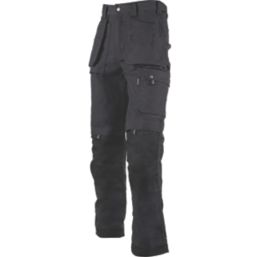 Dickies Eisenhower Multi-Pocket Trousers Black 36" W 32" L