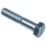 Easyfix  Bright Zinc-Plated High Tensile Steel Bolts M12 x 50mm 50 Pack