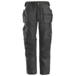 Snickers 6224 Work Trousers Black 36" W 30" L
