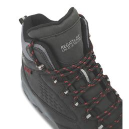 Regatta Amble Size 9  Black / Rio Red Water-Resistant  Non Safety Work Boots